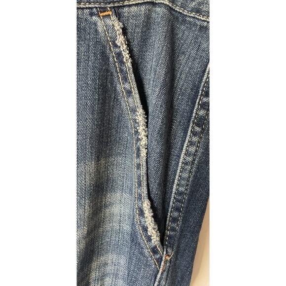 Ba&sh Women’s Size 25 Sally Denim Jeans Distressed Pockets Vintage Look - Picture 8 of 8